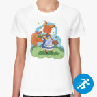 Женская спортивная футболка