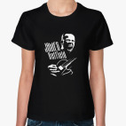 Классическая женская футболка metallica