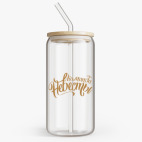 Банка с бамбуковой крышкой