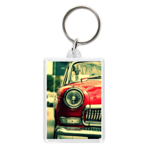 Брелок с принтом Машина в стиле ретро