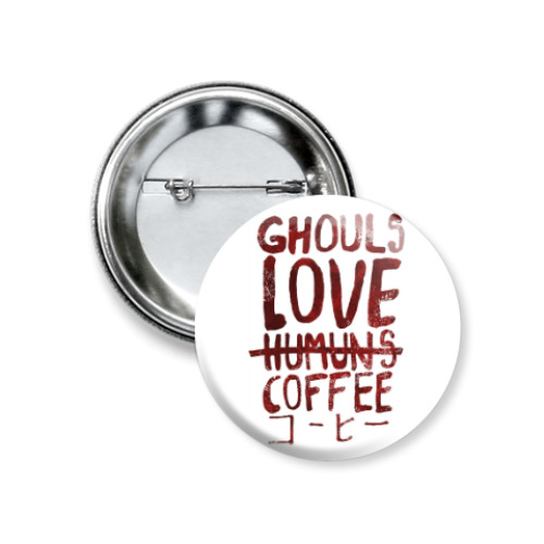 Значок 37мм с принтом Tokyo Ghoul