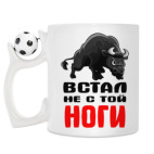 Кружка с футбольным мячиком