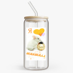 Банка с бамбуковой крышкой