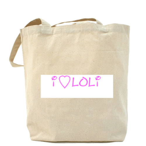 Сумка шоппер с принтом Лоли