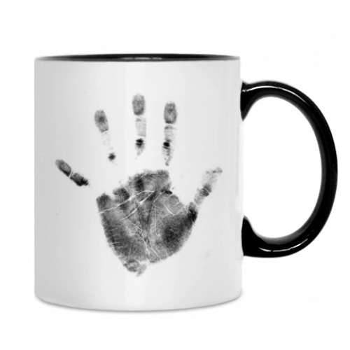 Кружка с принтом Рука