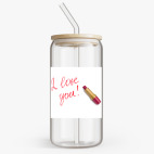 Банка с бамбуковой крышкой