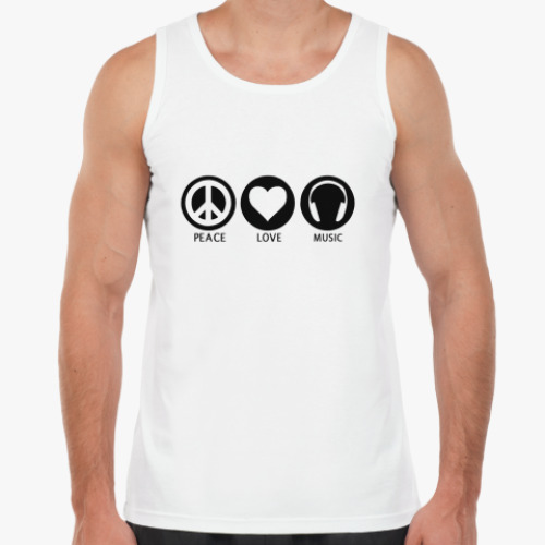 Майка с принтом  Only love