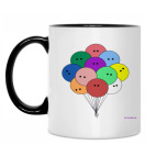 Кружка двухцветная