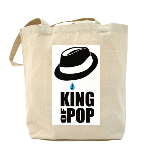 Сумка шоппер с принтом King of pop