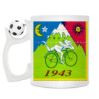 Кружка с футбольным мячиком