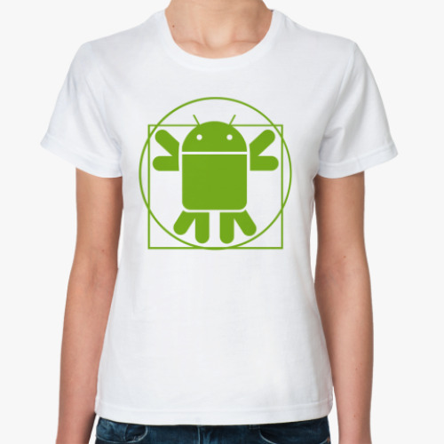 Классическая футболка   Android – Da Vinci