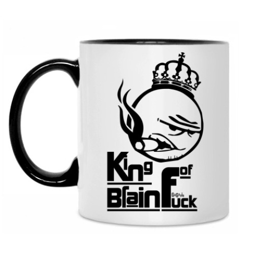 Кружка с принтом BrainFucker