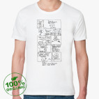 Мужская футболка органик