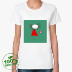 Женская футболка органик