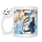 Кружка с футбольным мячиком