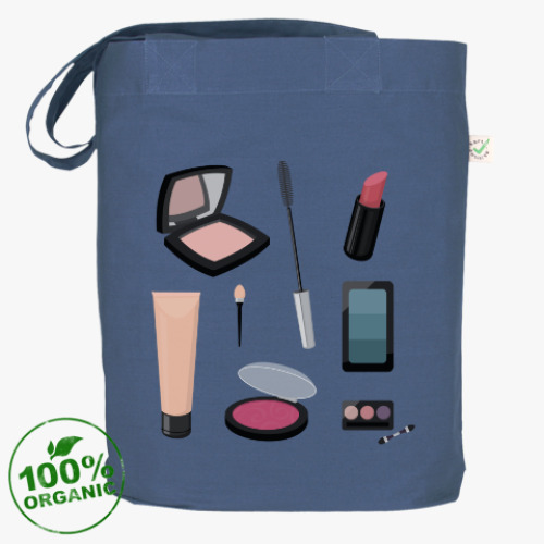 Сумка шоппер с принтом Косметичка