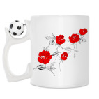 Кружка с футбольным мячиком