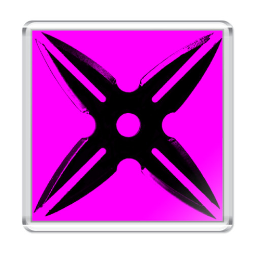 Магнит с принтом   Shuriken