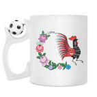 Кружка с футбольным мячиком