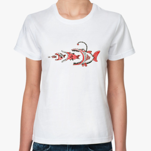 Классическая футболка Голодные рыбки