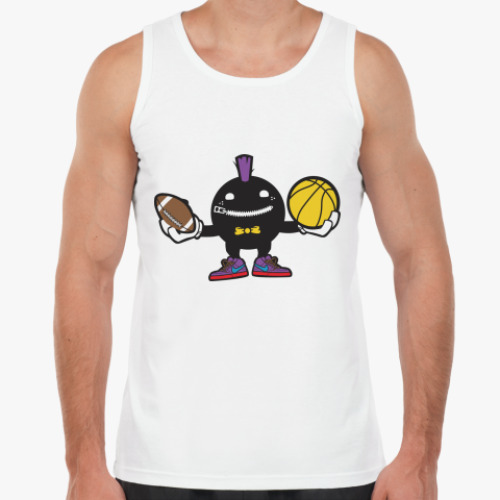 Майка с принтом  майка