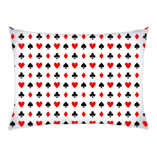 Подушка с принтом Современный дизайн Казино карт