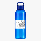 Прозрачная спортивная бутылка