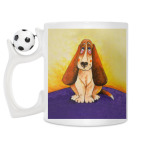 Кружка с футбольным мячиком