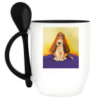 Кружка с ложкой