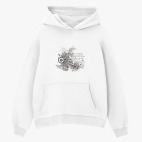 Толстовка худи оверсайз