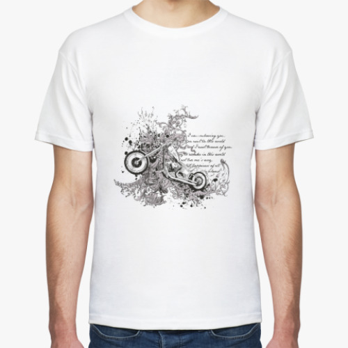 Футболка с принтом Motolove