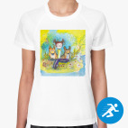 Женская спортивная футболка