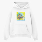 Толстовка худи оверсайз