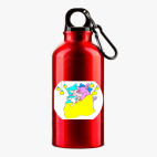 Металлическая бутылка 400 мл UV-DTF