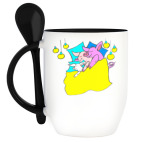 Кружка с ложкой