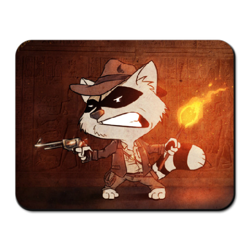 Коврик для мыши Индиана Енот