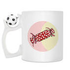 Кружка с футбольным мячиком