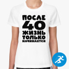 Женская спортивная футболка