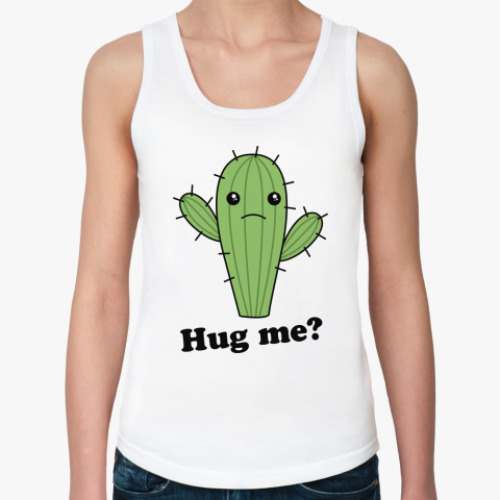 Женская майка с принтом Кактус