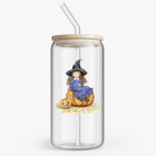 Банка с бамбуковой крышкой