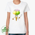 Женская футболка органик