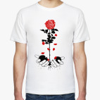 Классическая футболка heart rose