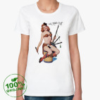 Женская футболка органик