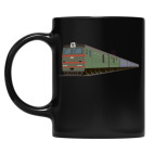 Кружка цветная UV-DTF