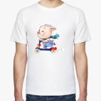 Хрюндель на самокате