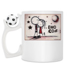 Кружка с футбольным мячиком