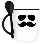 Кружка с ложкой