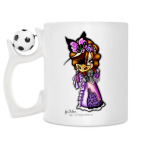 Кружка с футбольным мячиком