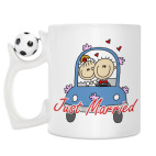 Кружка с футбольным мячиком