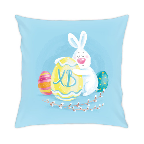 Подушка с принтом Пасха